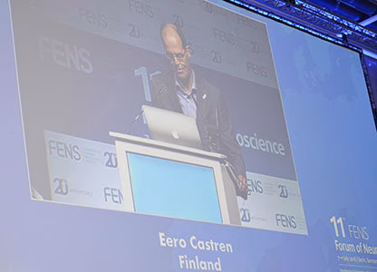 Eero Castren at FENS FORUM 2018