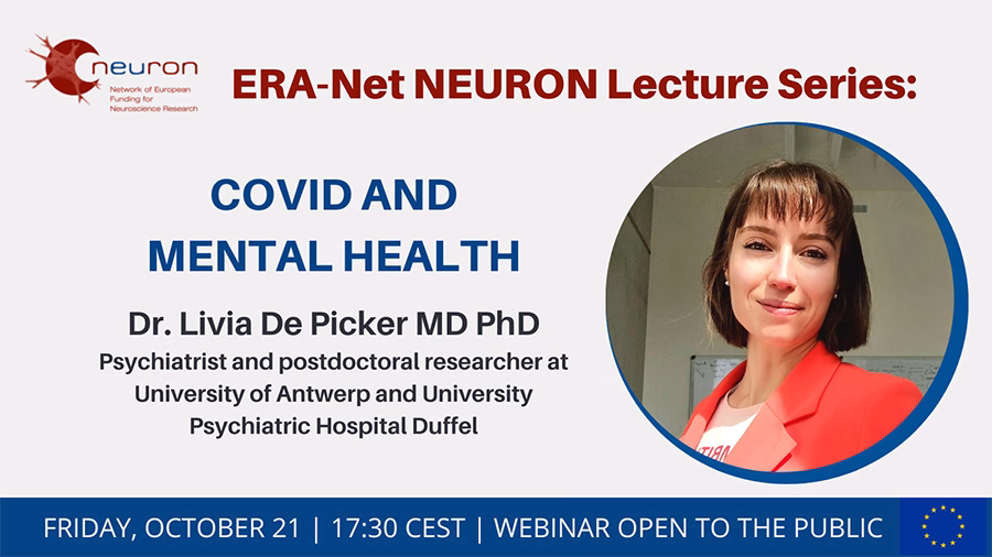 ERA-NET NEURON Lecture Series on COVID AND MENTAL HEALTH