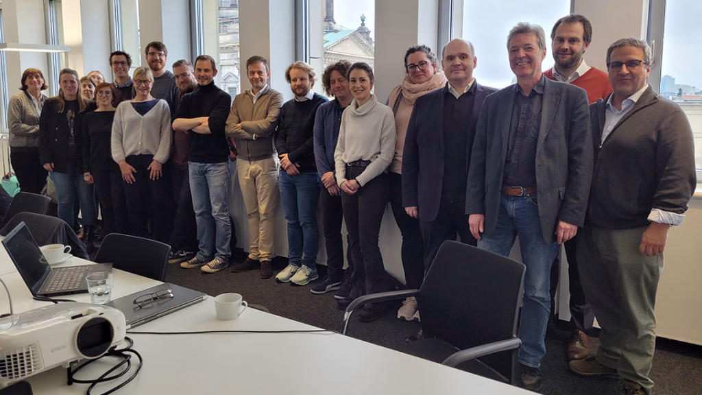 group photo at Open Science workshop in Berlin