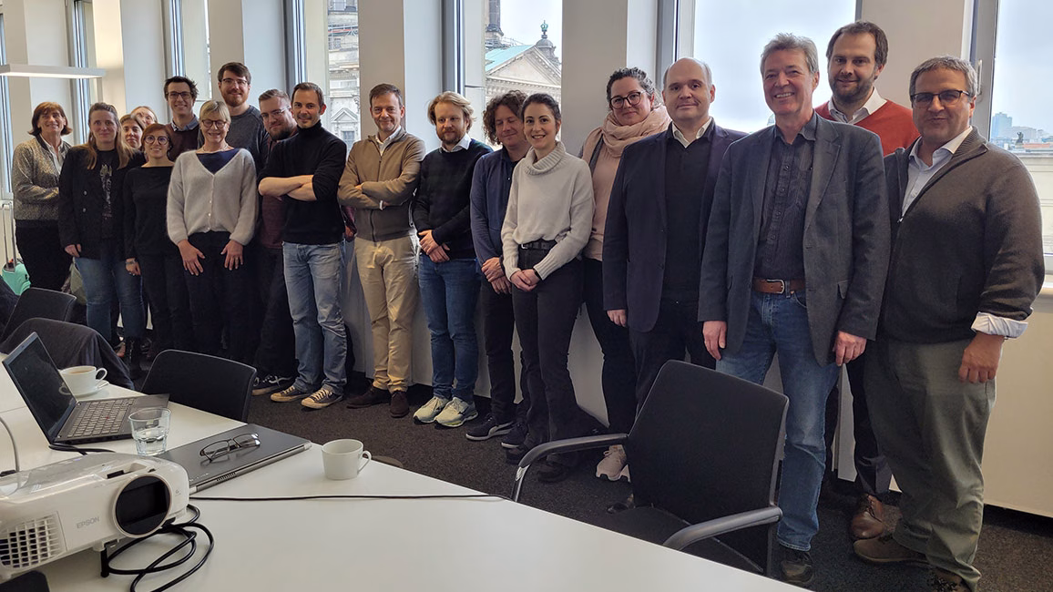 group photo at Open Science workshop in Berlin